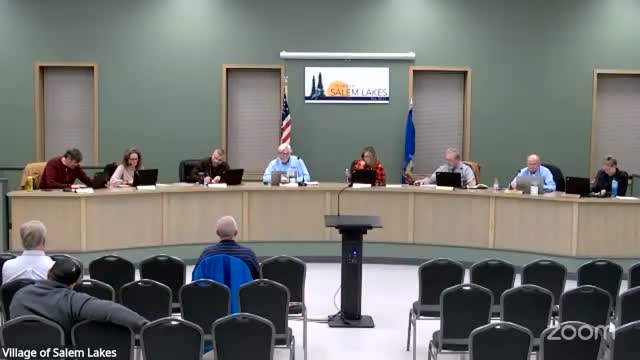 Salem Lakes board apologizes for tax‑bill error; board handles routine year‑end finance and governance items