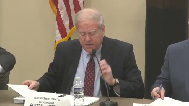 Committee reports package of Local Government Commission bills unanimously