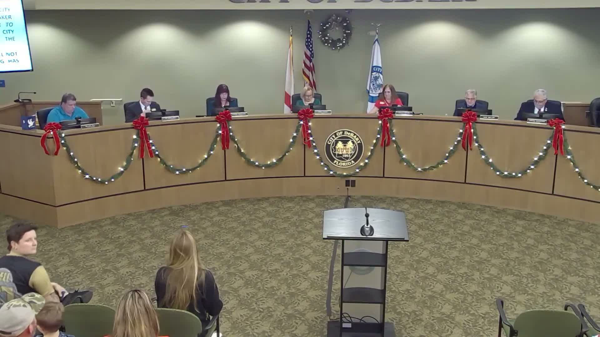 City of DeBary holds holiday awards, names parade and lighting winners