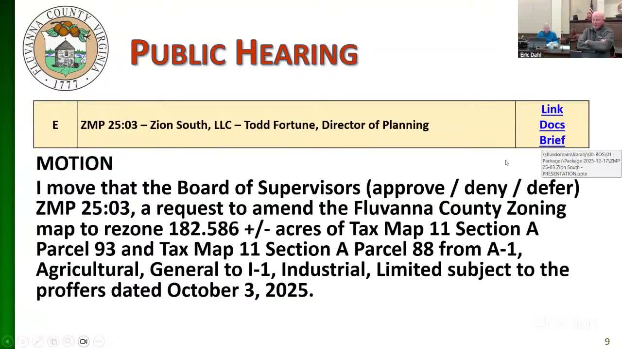 Fluvanna board defers Goodson’s Auto rezoning after hours of neighbor testimony