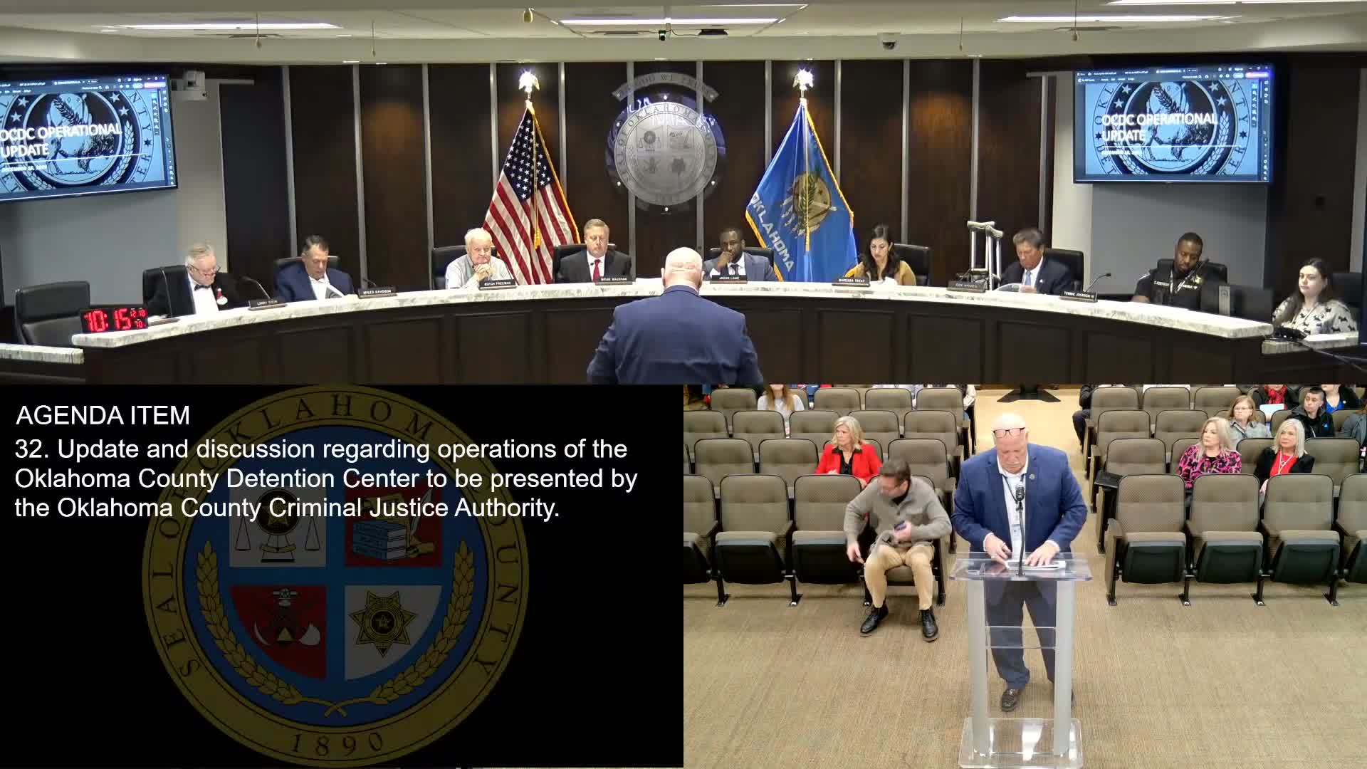 County reports jail population decline, staffing changes; CFO flags November net loss