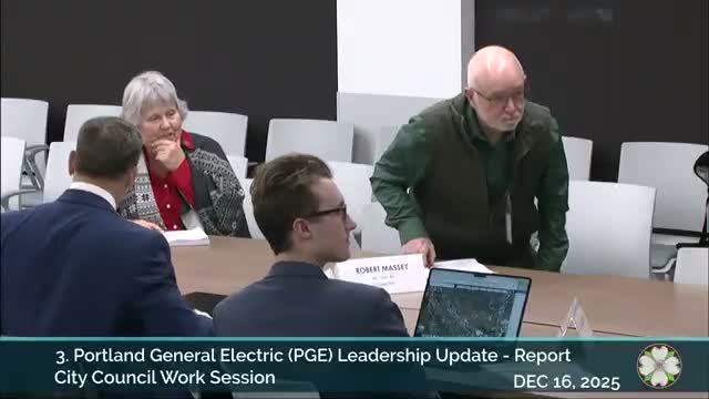 Portland General Electric outlines grid stress, battery deployments and data‑center implications to Milwaukie council