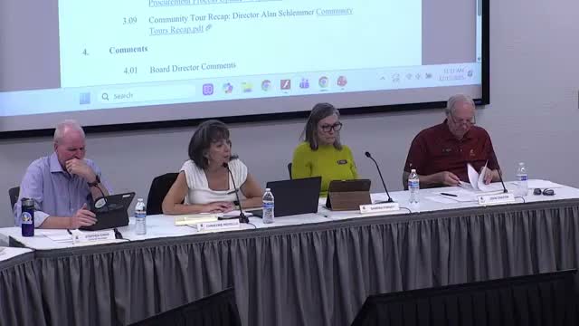 Board and staff agree on monthly capital summary to boost transparency