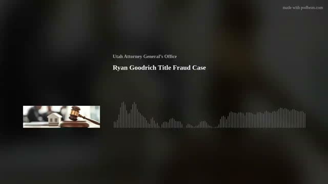 Former Utah title agent sentenced after prosecutors say he diverted over $9 million in home-sale funds