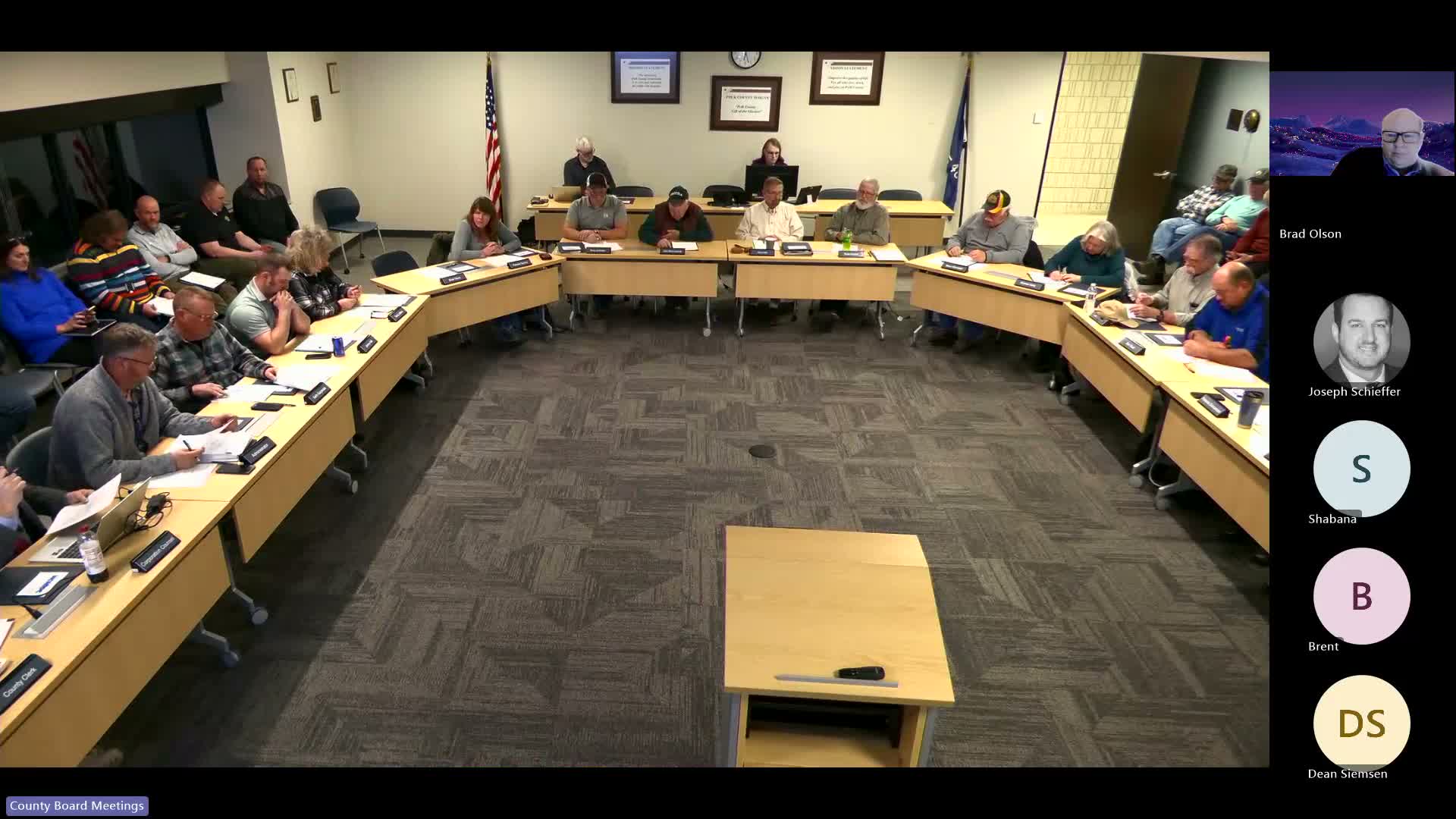 Polk County supervisors send administrator goals back to committee, ratify contract extension