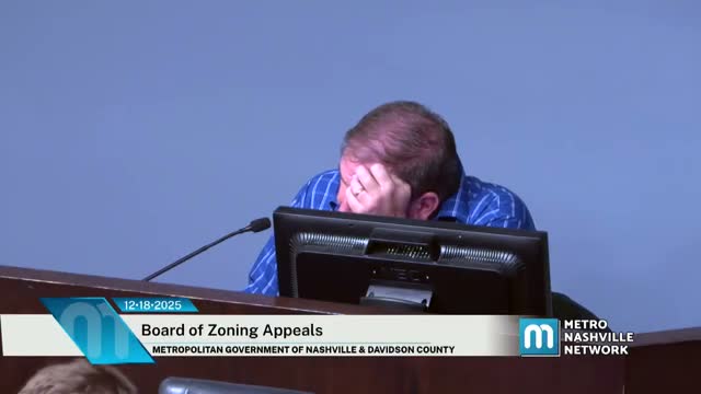 Board approves setback variance for Nollensville Pike site despite sight‑line concerns