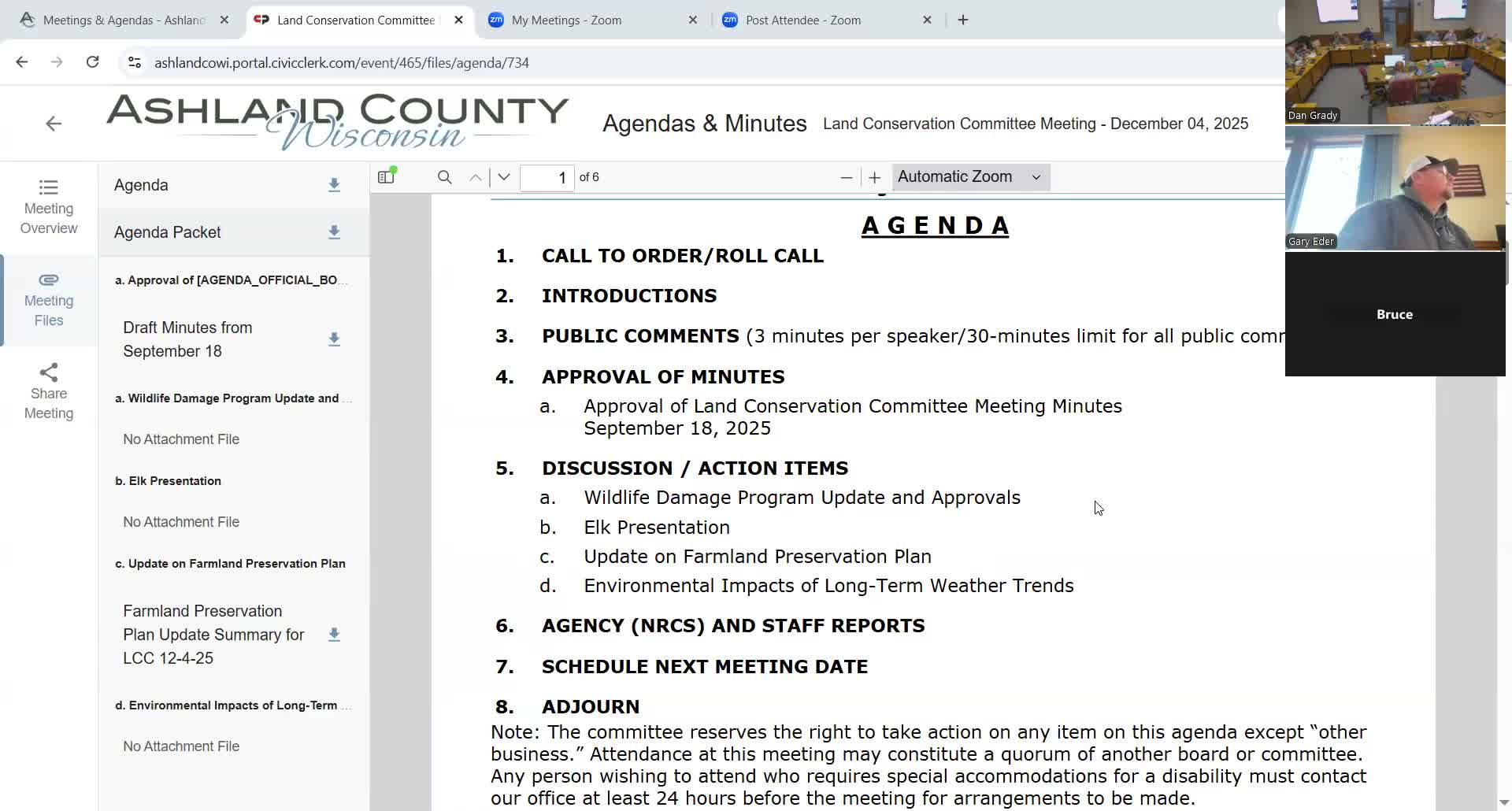 DNR: Northern elk herd ~367 and rising; county briefed on relocation, lure crops and adaptive management