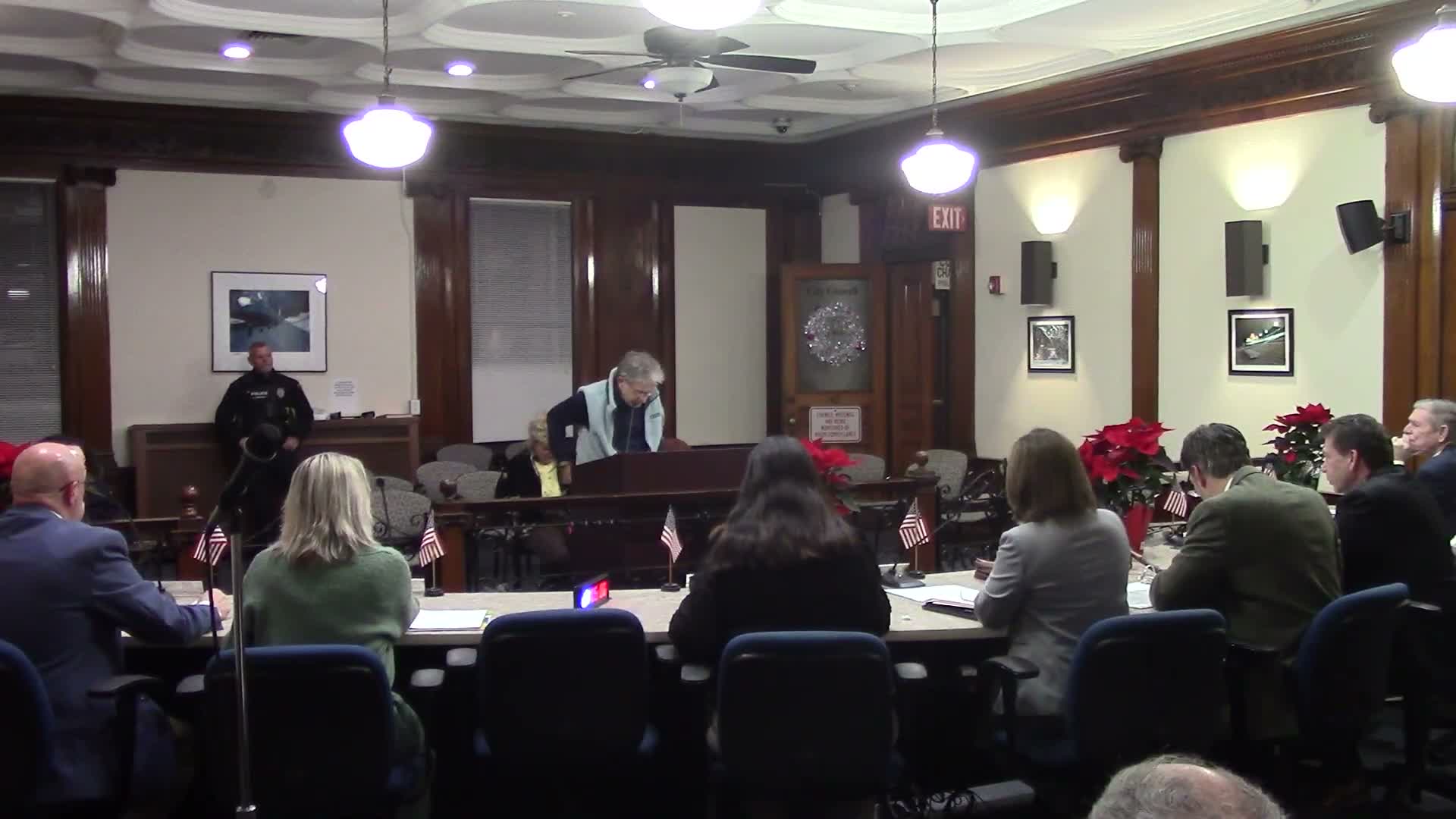 Resident challenges proposed sewer fee increase as council advances budget