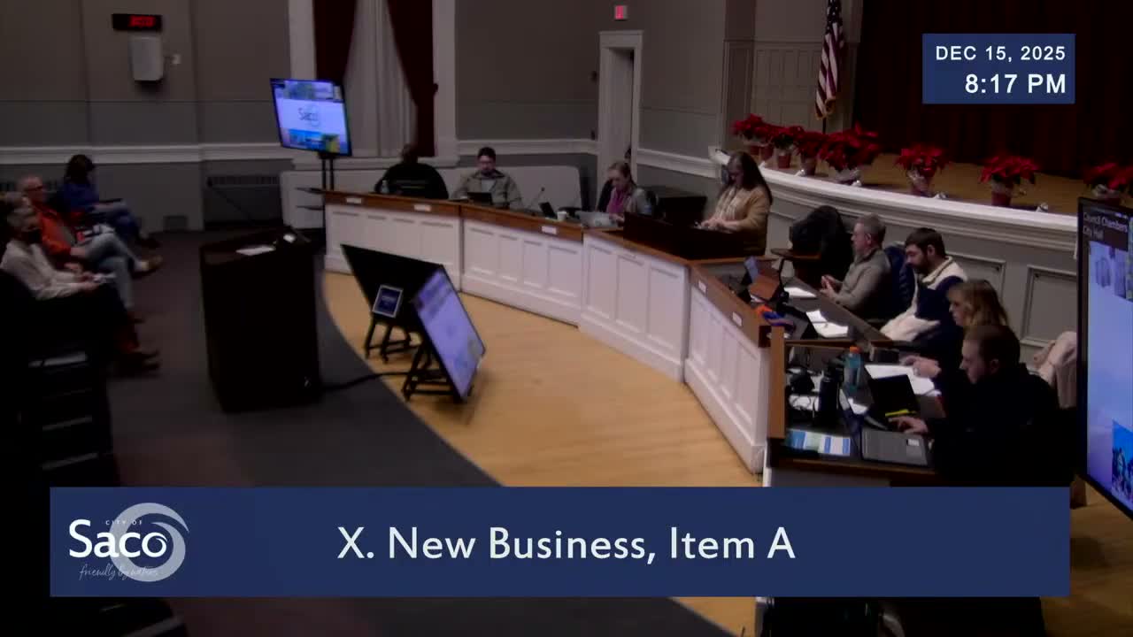 Saco, Biddeford draft CAD/RMS MOU: chief says county selection yields Motorola product, 18‑month rollout