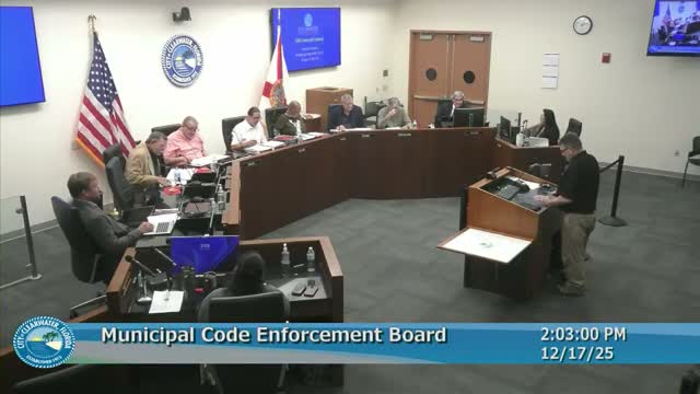 Clearwater code board finds multiple violations, gives homeowners and businesses deadlines and fines