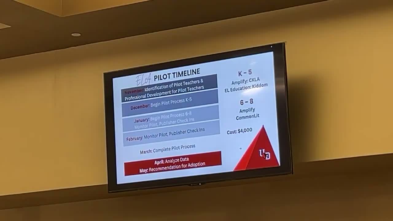 Upper Dublin SD to pilot new K–12 English language arts curricula; $4,000 PD cost for teachers