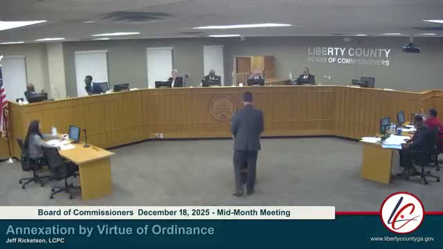 Hinesville annexation of Live Oak Church Road site presented to commissioners