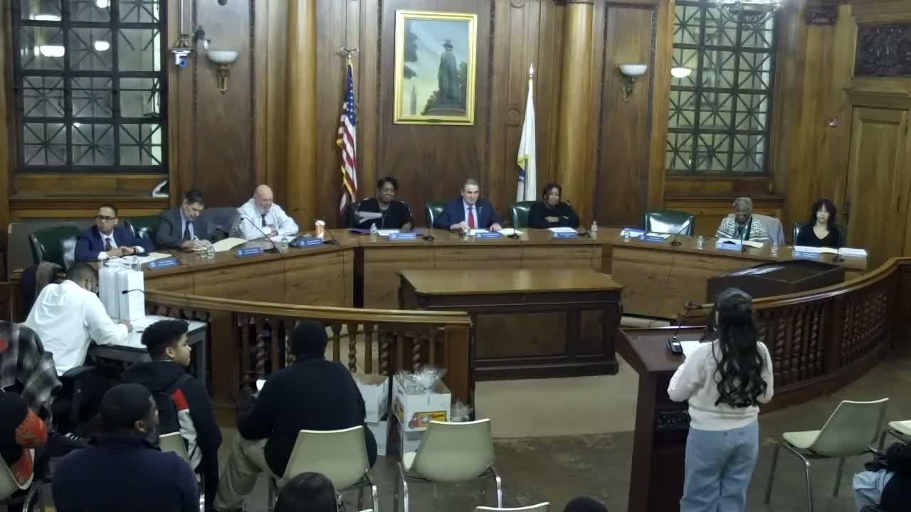 Students deliver brief remarks; district recognizes four schools for regaining pre-pandemic MCAS levels