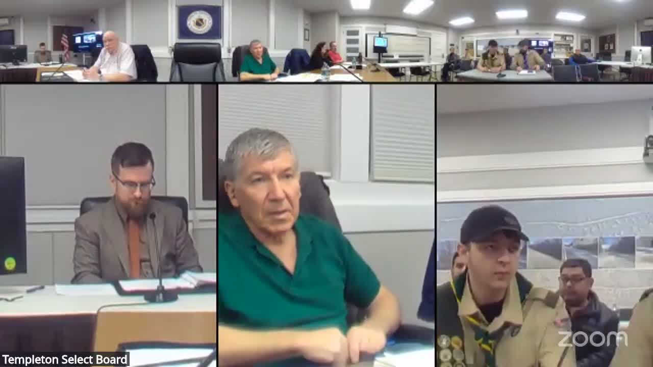 Templeton board accepts senior-center donation, hears Eagle Scout project and approves annual licenses