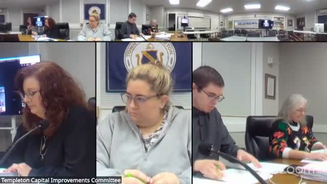 Templeton committee finalizes FY2027 capital recommendations, schedules major vehicle replacements