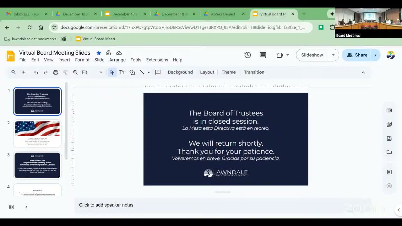 Lawndale ES district projects $7.2M structural deficit, recommends 'positive' first interim certification