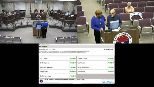 Lawrence controller says $828,000 is correct appropriation; council to reschedule vote after notice error