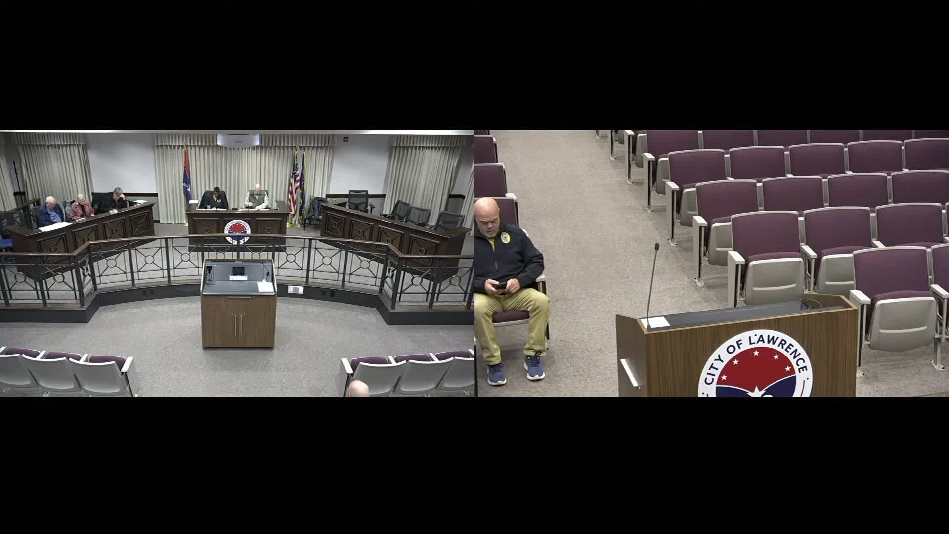 Lawrence Police mayor commission re-elects officers for 2026 by acclamation