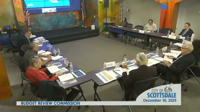 Budget commission presses for more discussion time, unanimously asks treasurer for reserve roll‑forward report