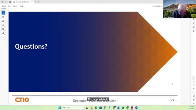 CTIO director recommends paying off CDOT tolling‑equipment loans to free revenue and cut interest costs