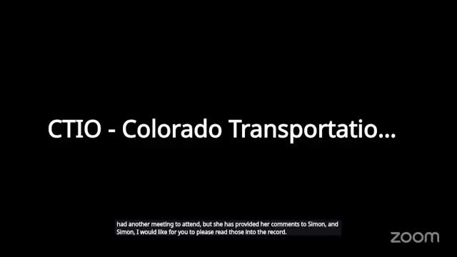 Adams County commissioner urges CTIO to keep toll dollars in generating corridors