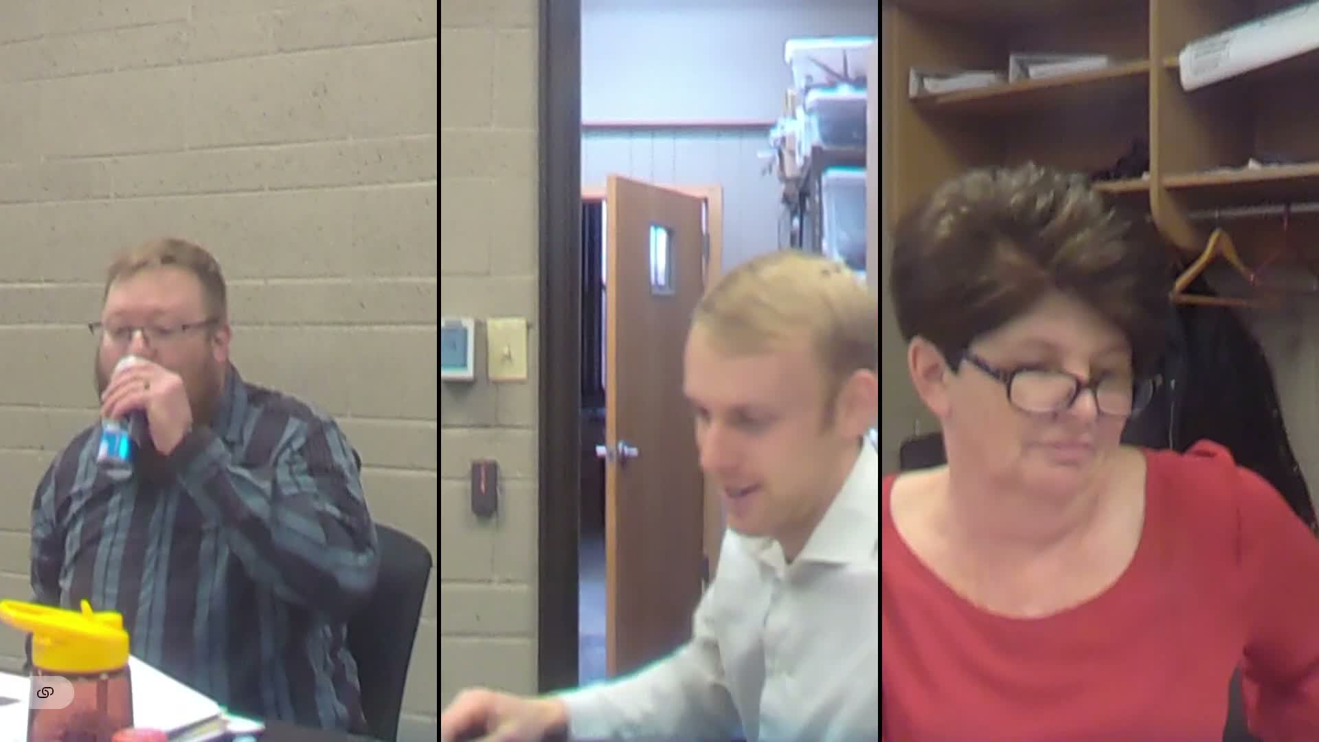 Board handles routine procedural items, recognitions and department updates