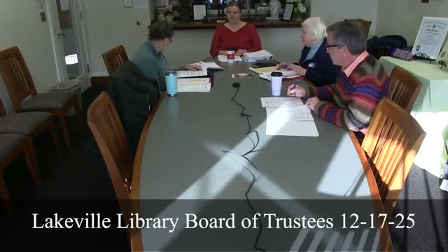 Lakeville library director outlines staffing, programs and asks board to revisit memorial-gifts policy