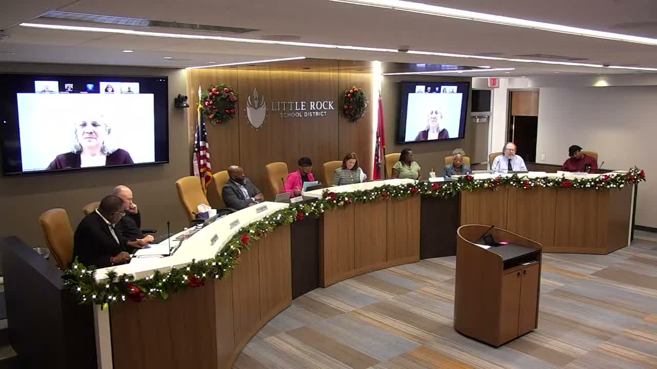 LRSD board accepts November financial report; district discusses SPED spending, enrollment and staffing pressures