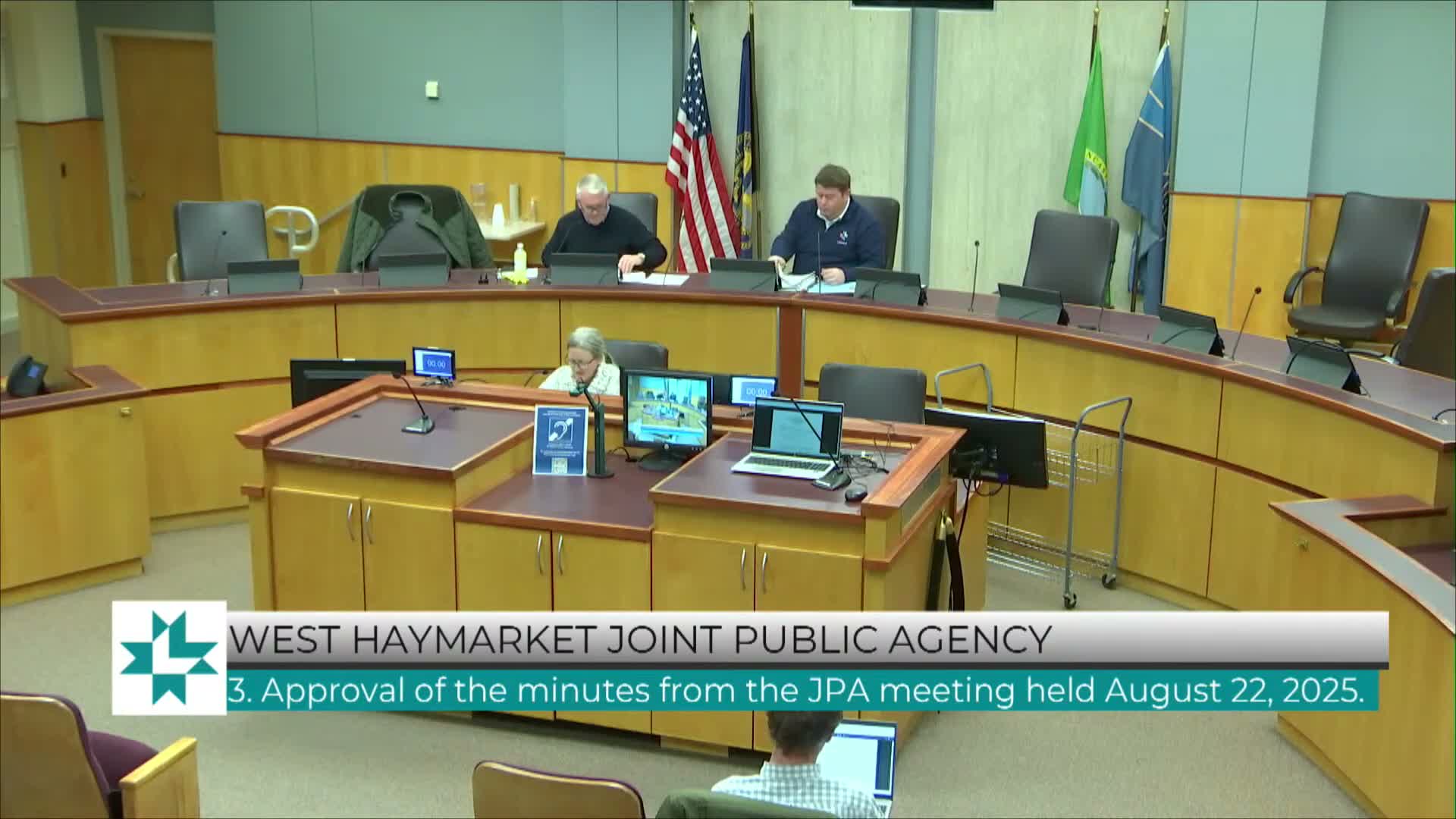 West Haymarket JPA reviews finances; approves payment register and scoreboard tariff amendment