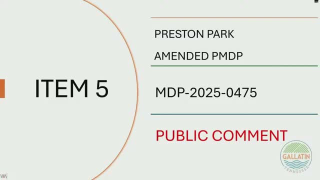 Gallatin Planning Commission approves multiple development plans, rezonings and park annexation