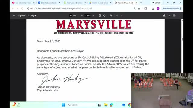 Marysville Council approves 3% cost-of-living adjustment for city employees