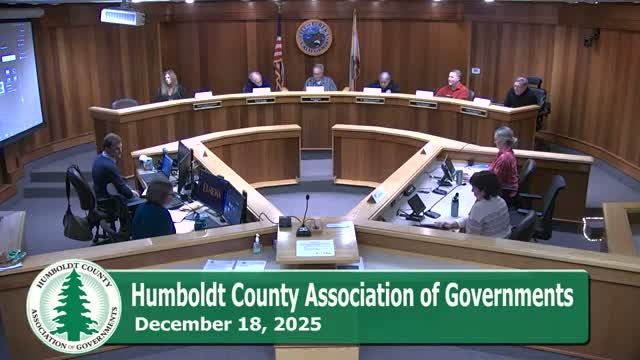 HCOG adopts RHNA methodology favoring VMT‑weighted option; staff to notify HCD