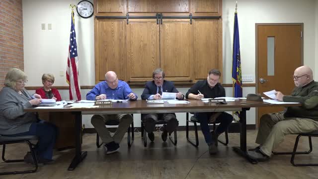 Commissioners approve contracts, grant applications and tax-rate resolution; several routine administrative motions carried