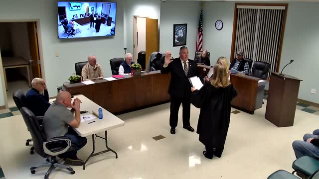 Morgan Township swears in two trustees; sets 2026 officers and meeting schedule