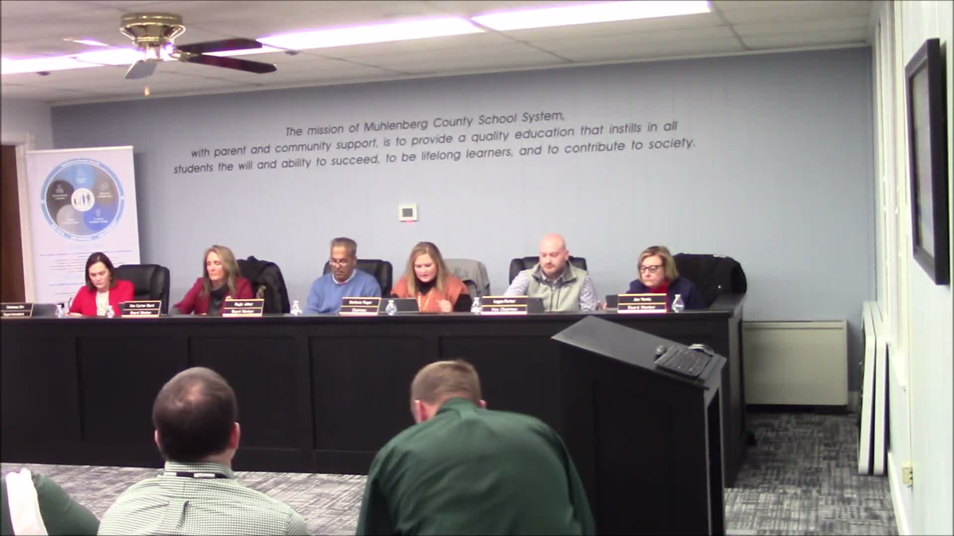 Muhlenberg County board approves 2026–27 school calendar, sets Jan. 15 meeting and advances student-member policy