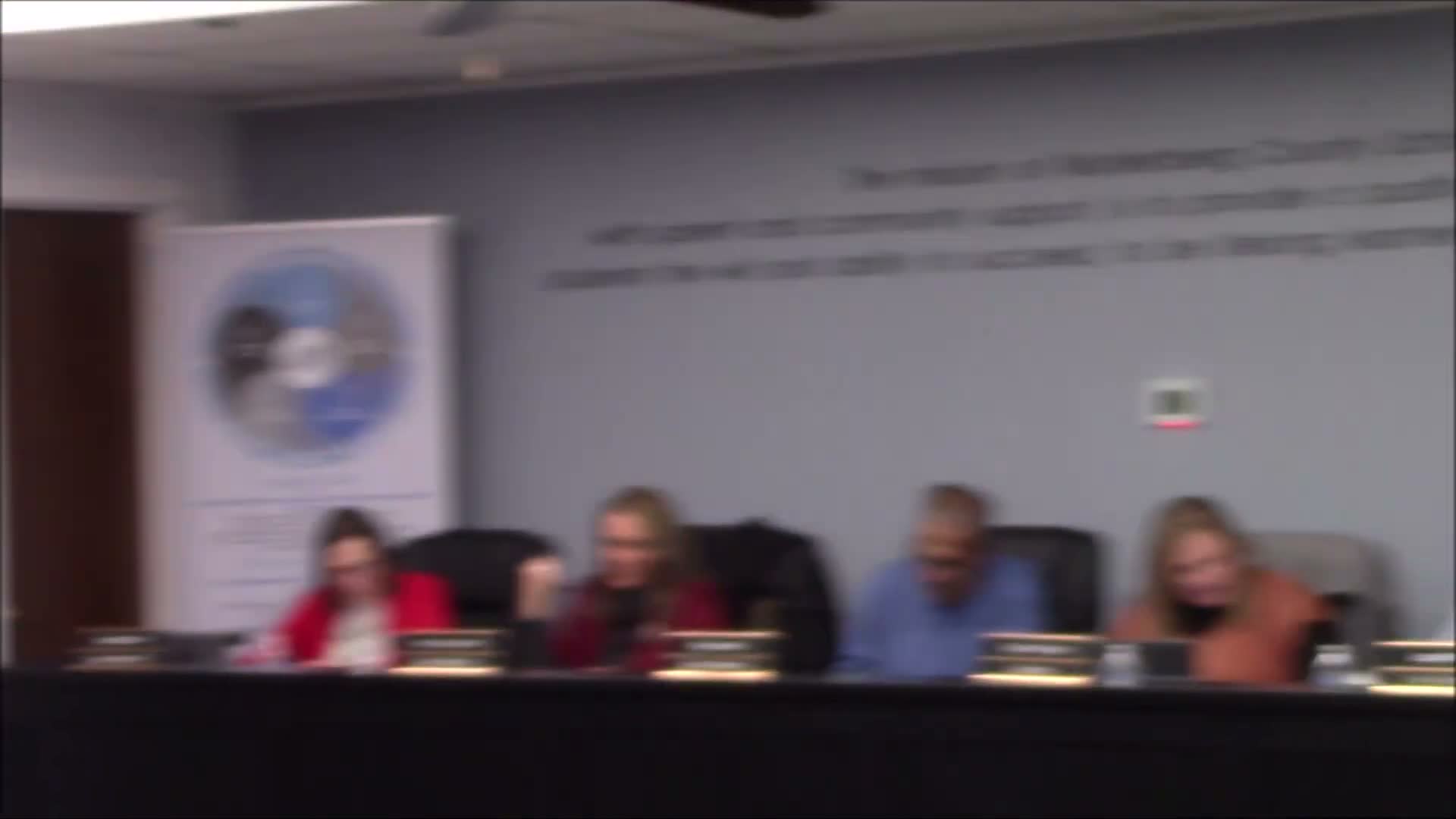 Students present Columbia partnership projects, ask board to approve HOSA/JROTC 5K and blood drive