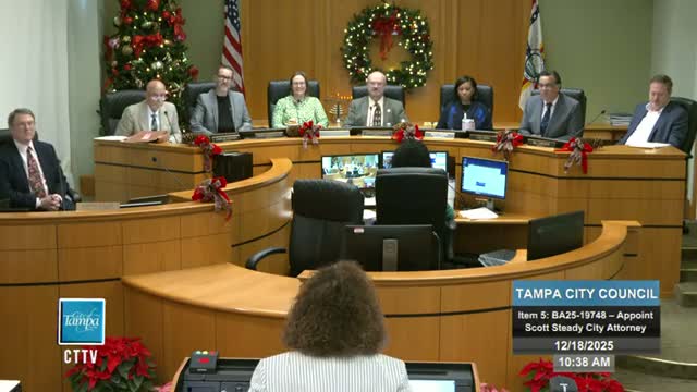 Council confirms Scott Steady as city attorney; reappoints two to nuisance abatement board