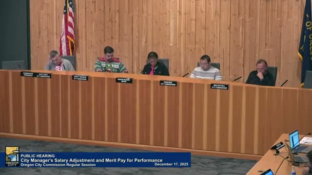 Commission approves city manager salary adjustment and 3% merit payment
