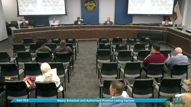 Menifee council approves new police recruit and corporal classifications; salary schedule updated