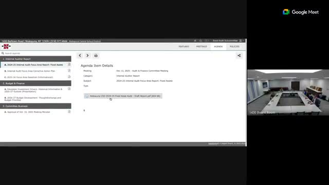 BOCES audit finds inconsistent tagging and missing records in Niskayuna district fixed‑asset system