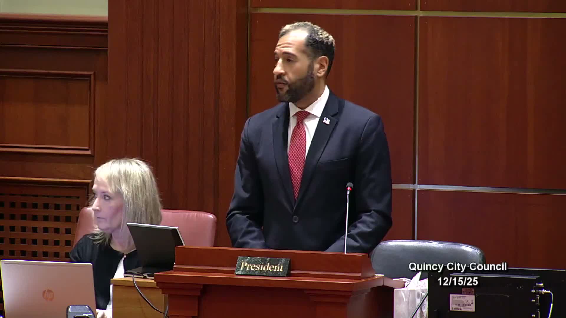 Mayor Tom Koch thanks departing councilors, highlights projects and urges civility