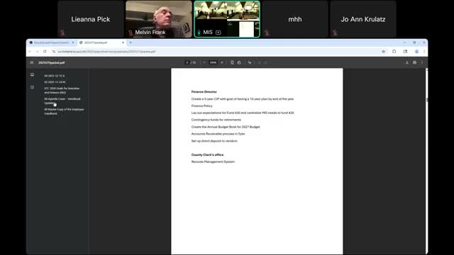 Administrator outlines wide handbook revisions, proposes standard 8 a.m.–4:30 p.m. county office hours