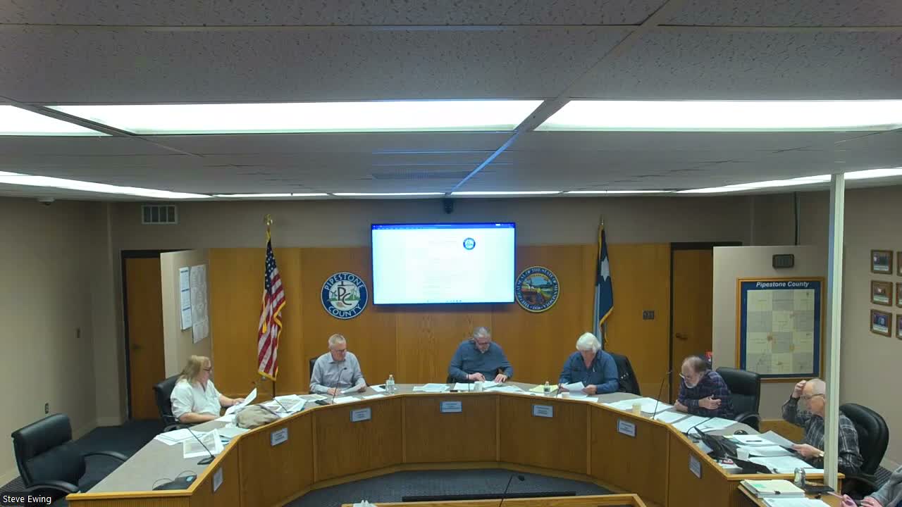 Pipestone County adopts 2026 levy and final budget resolution after reserve adjustments