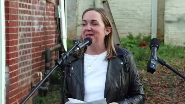 Fort Mill Economic Partners unveil mural by local artist Debbie Witsett