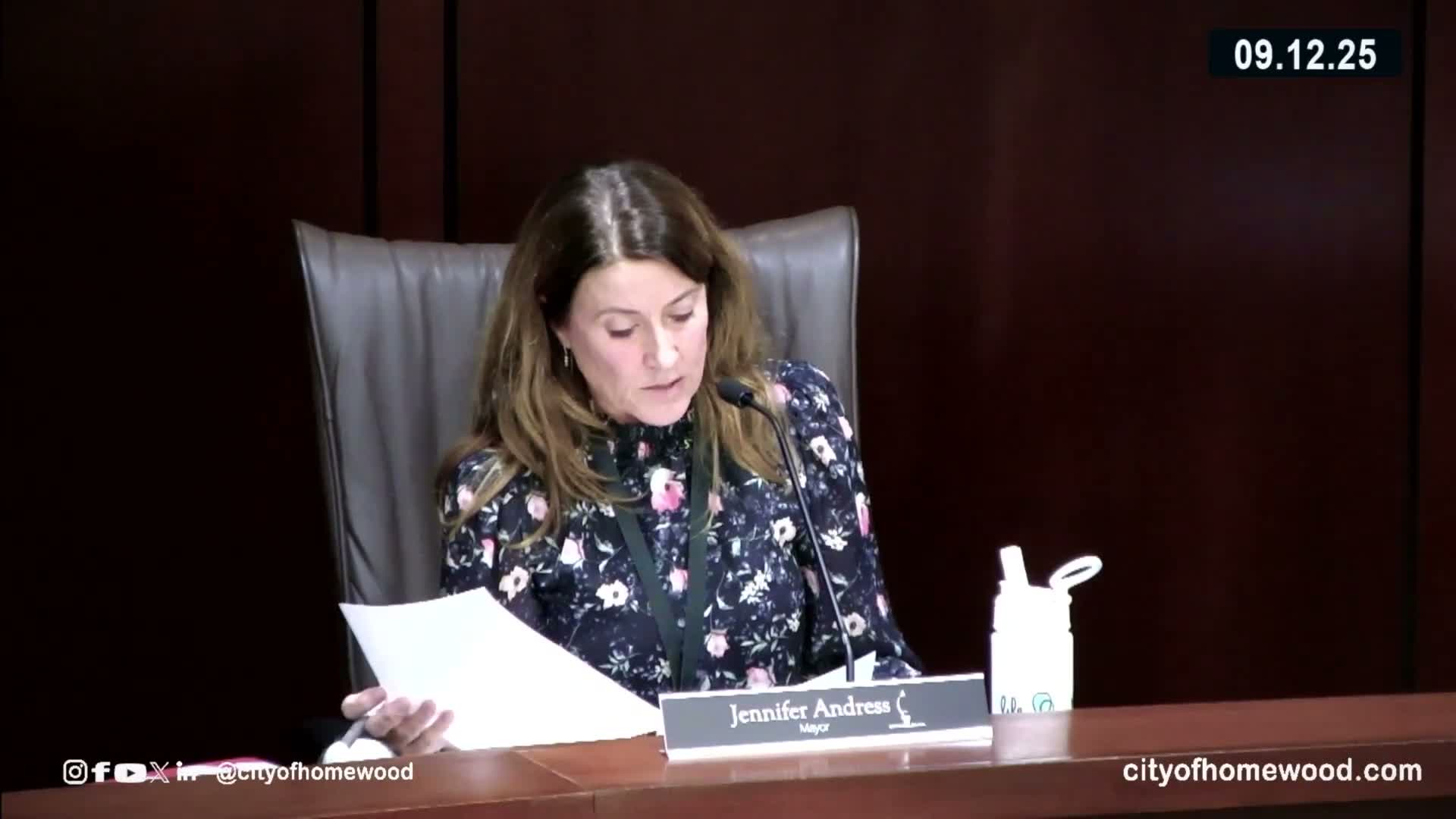 Homewood council approves biweekly vouchers, pulls personnel invoice for review