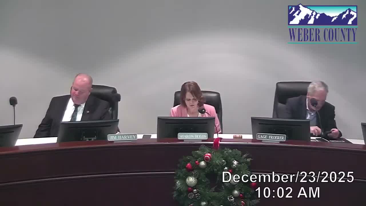 Weber County Commission approves $2.05M in warrants, holds four contracts for further review