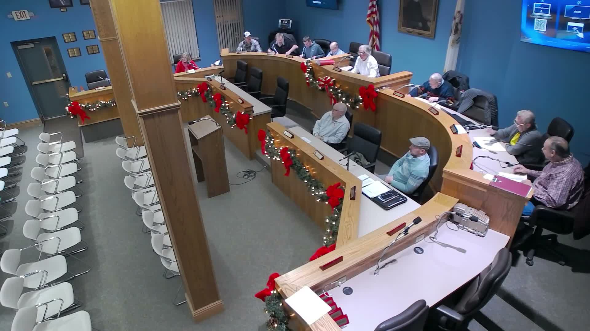 Finance meeting approves Dec. 8 minutes and adjourns