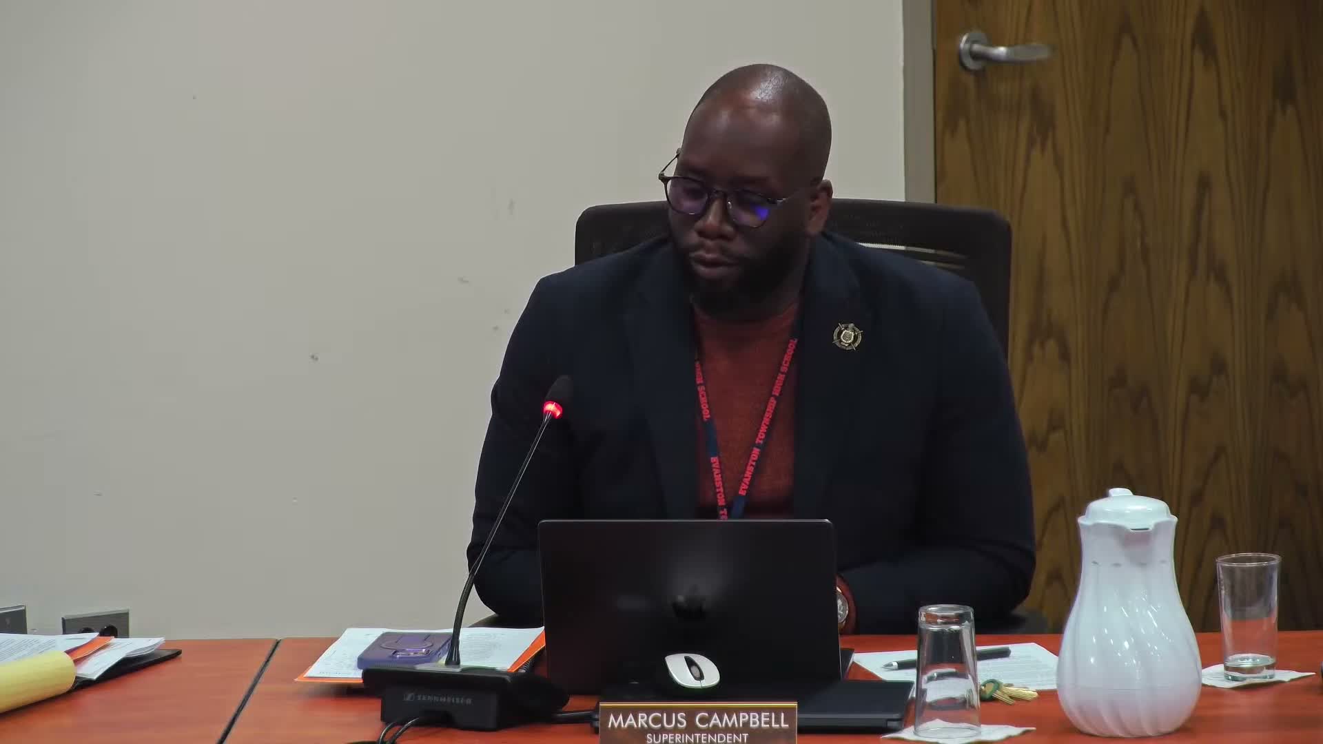 Doctor Campbell warns of cash crunch as Cook County delays tax disbursement; board adopts 2025 levy