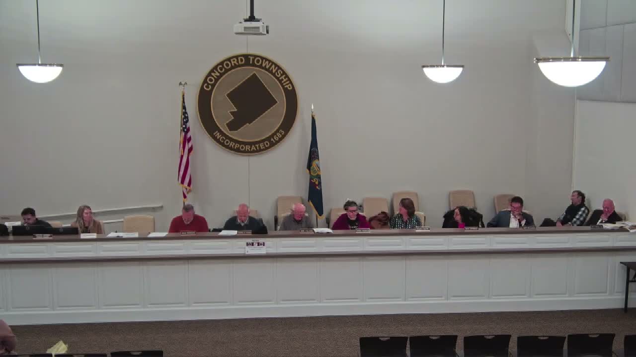 Concord Township honors Colleen P. Marrone at final council meeting