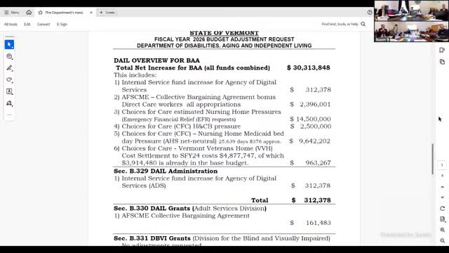 Committee hears provider concerns over rate tiers and a missed case-management inflation increase